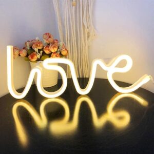 Neon Signs for Bedroom,USB or Battery Light Wall